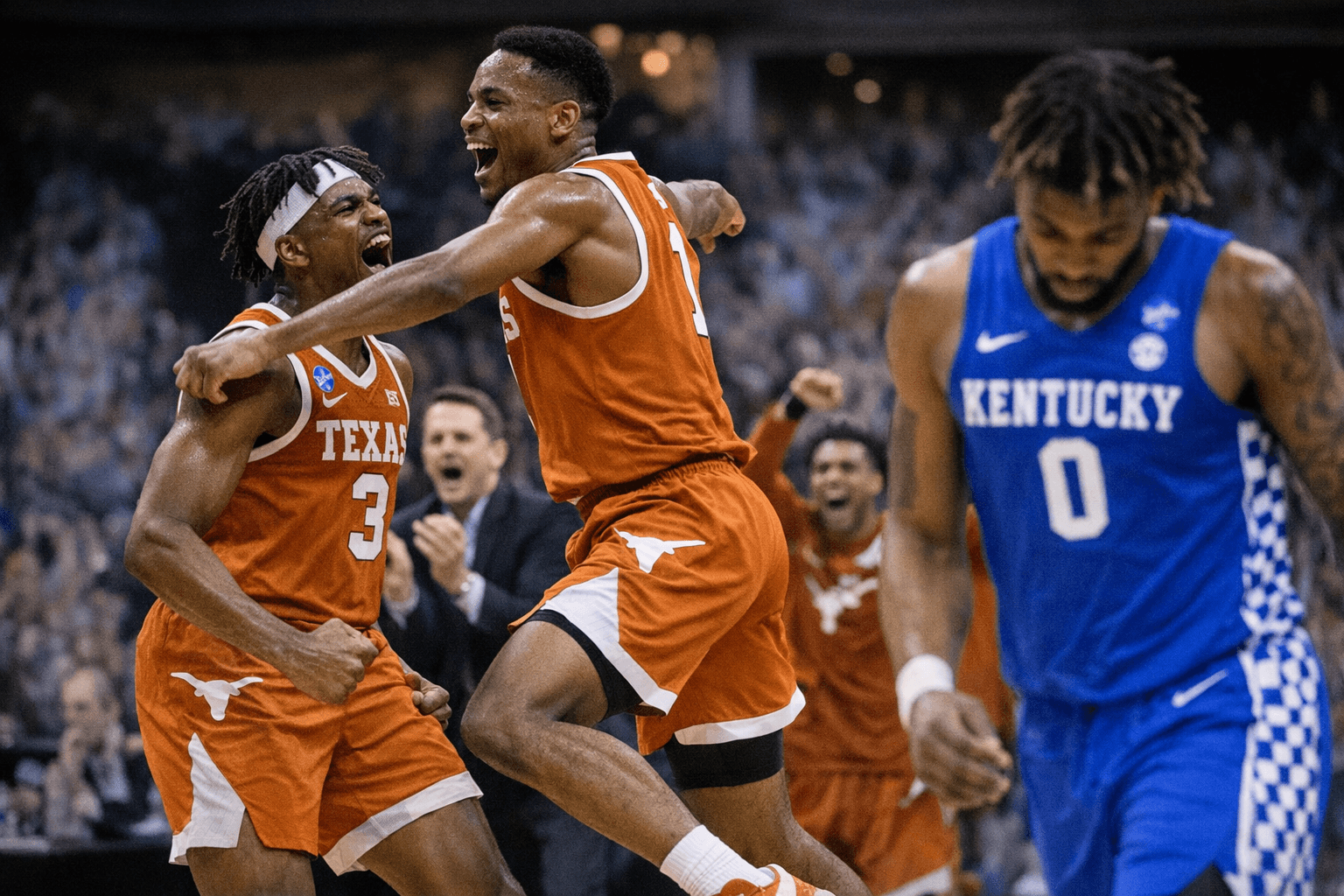 Texas Routs Kentucky 76-54, Advances to Elite Eight to Face Michigan