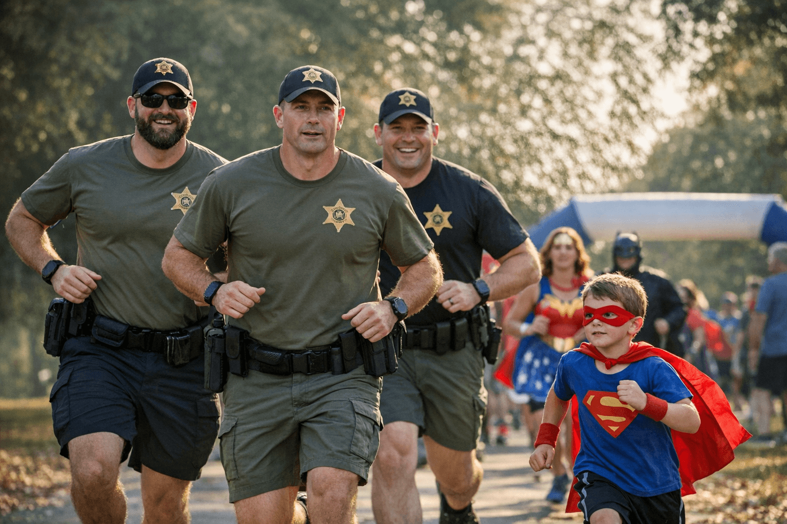Lafayette County Deputies Join CASA Superhero Run to Support Child Advocacy