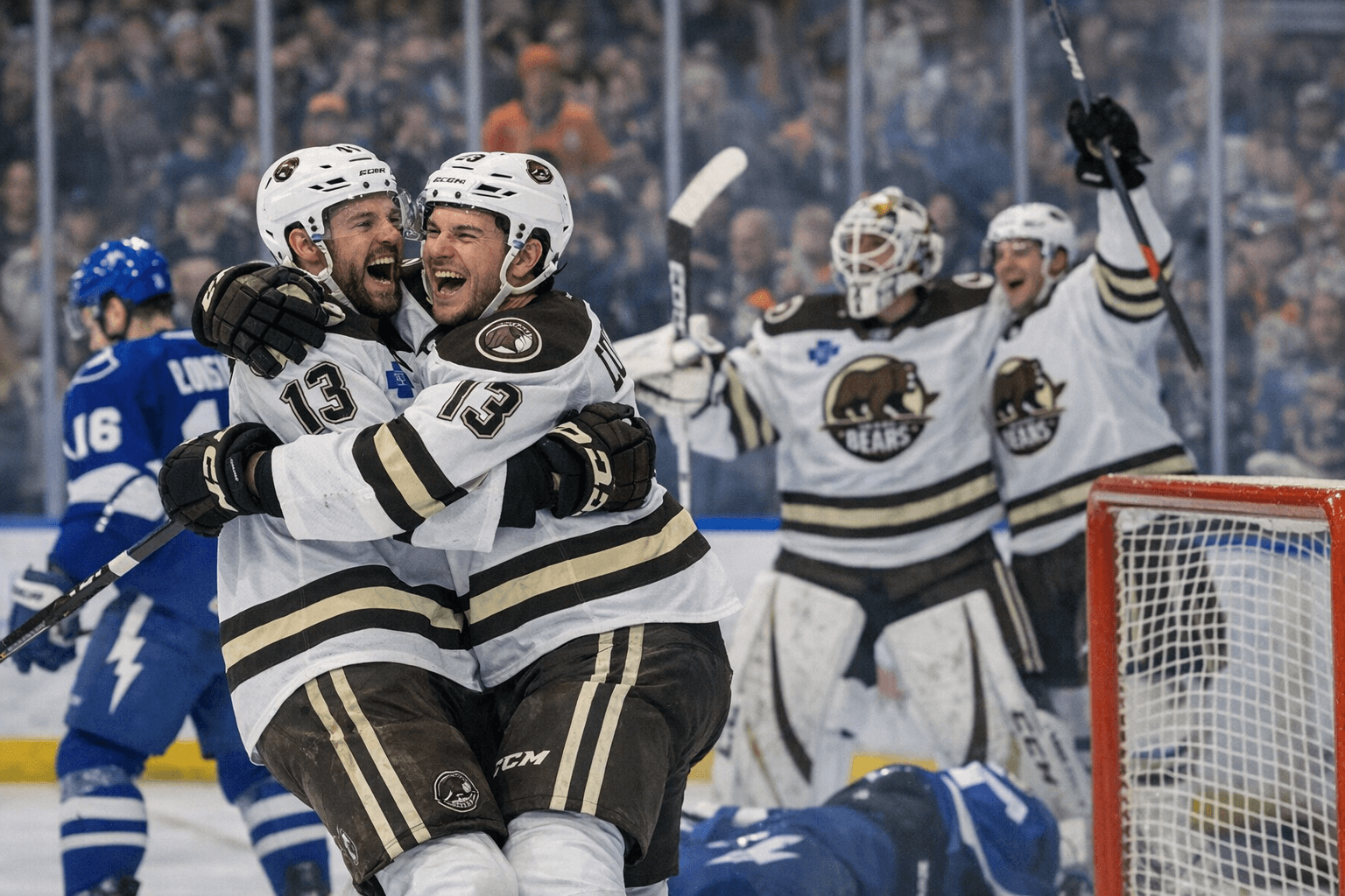 Bears Snap Four-Game Skid With 4-3 Road Win Over Syracuse