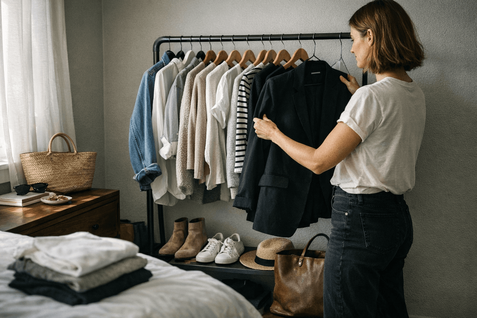 Un-Fancy — a minimalist fashion blog (Courtney Carver / Caroline Rector resources)