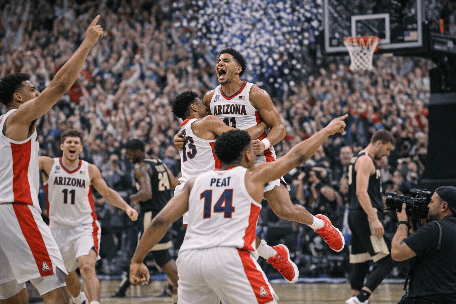 Arizona Reaches First Final Four in 25 Years, Topping Purdue 79-64