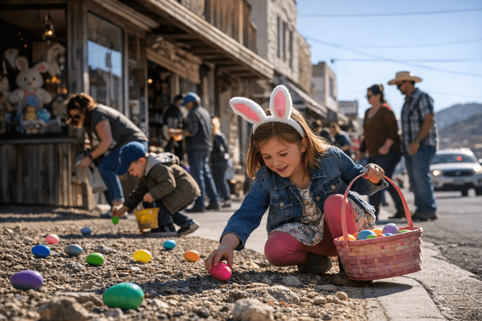 Tonopah Business Egg Hunt Brings Families, Foot Traffic Downtown