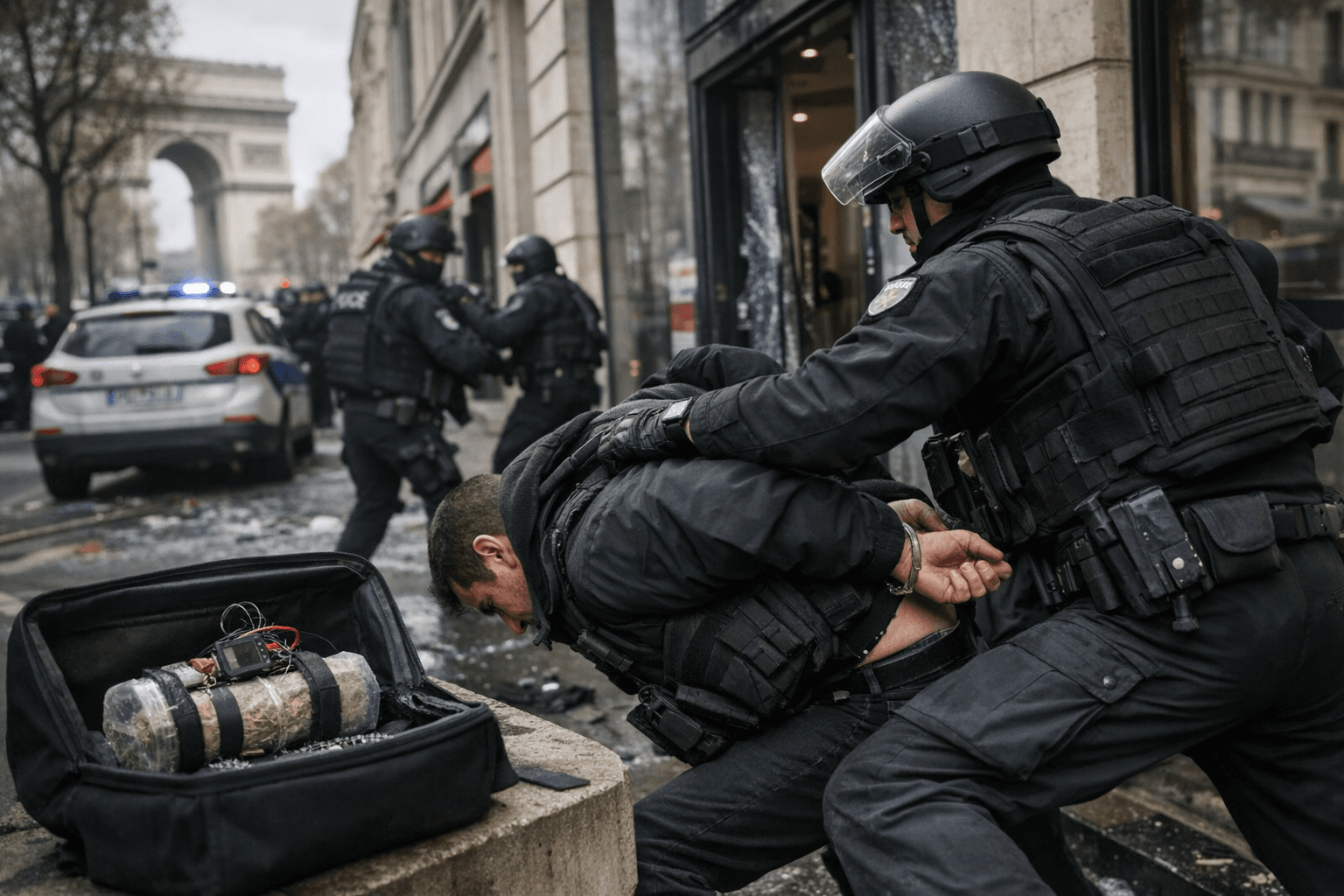 French Police Arrest Man Who Tried to Bomb Paris Bank of America Branch