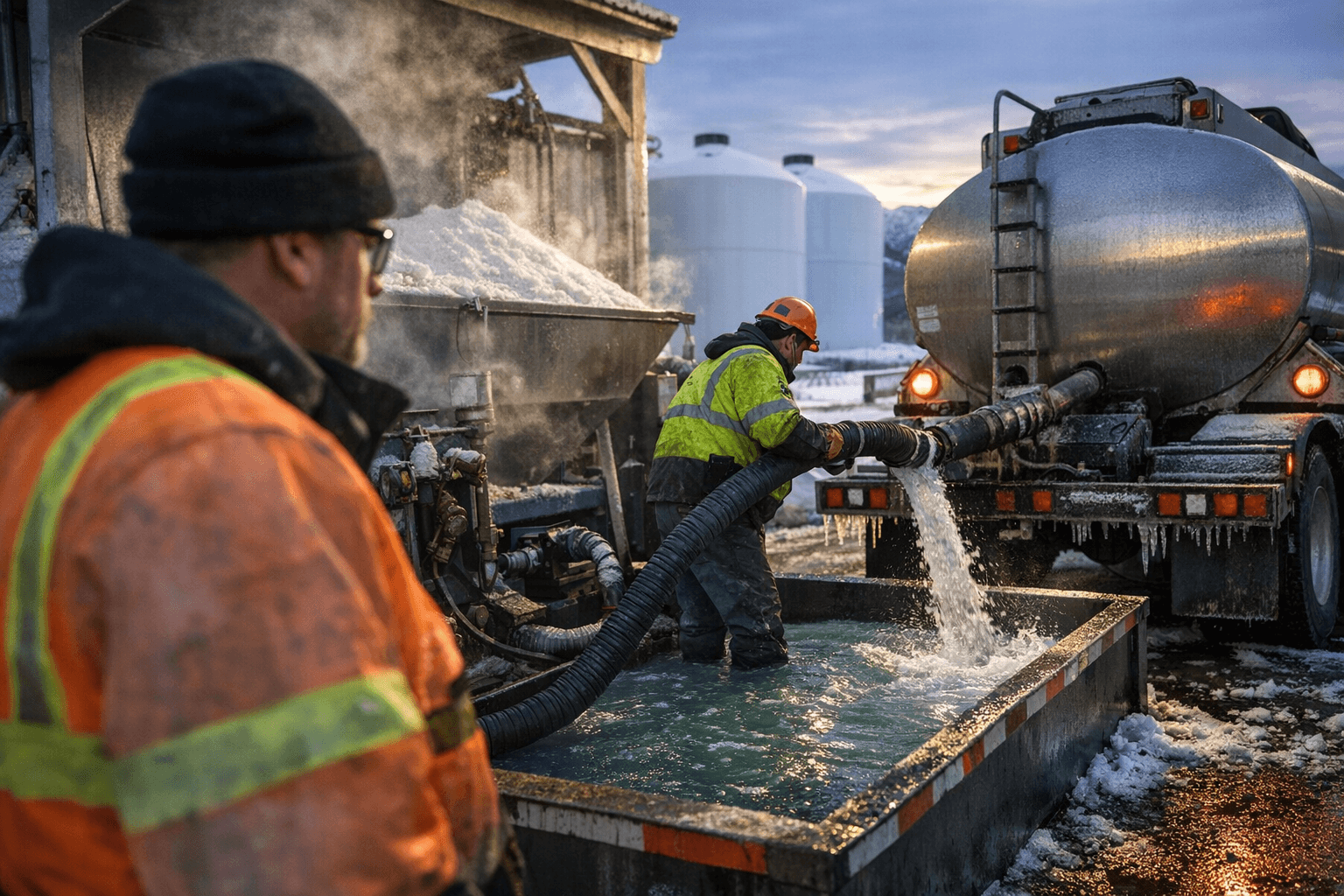 ODOT Crews Deploy On-Site Salt Brine System to Boost Eastern Oregon Winter Road Safety