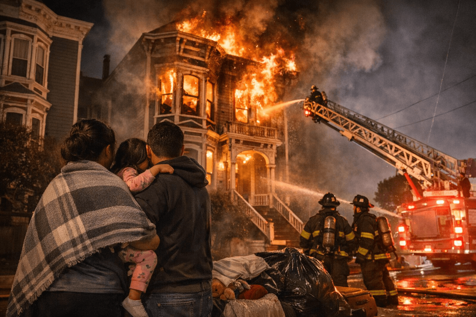 Mission District Victorian Fire Displaces Dozen Residents on Guerrero Street
