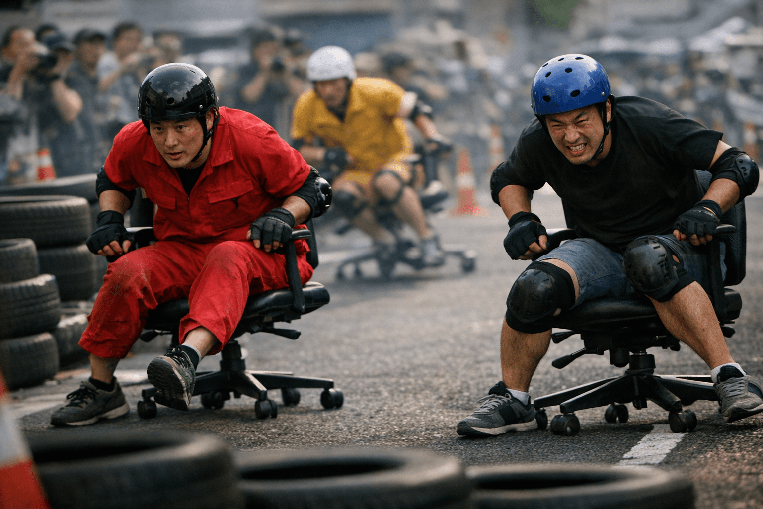 Japan's Office Chair Racing Circuit Is a Quirky Endurance Spectacle
