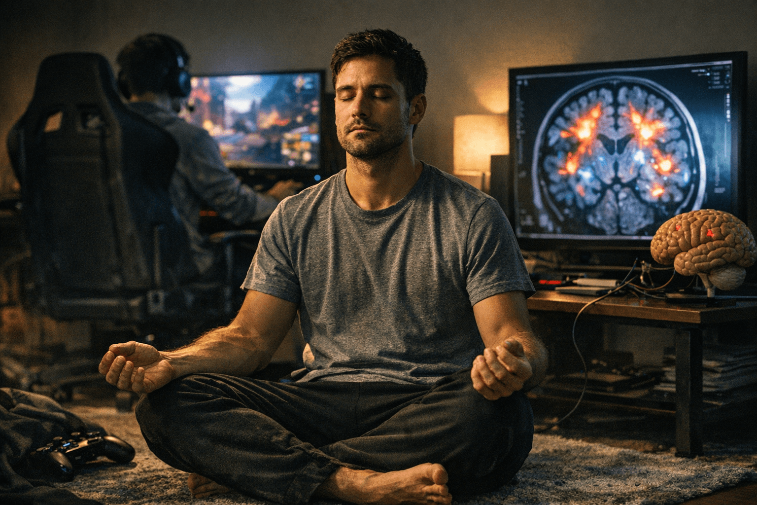 Mindfulness Meditation Rewires Brain Circuits, Eases Gaming Disorder and Depression