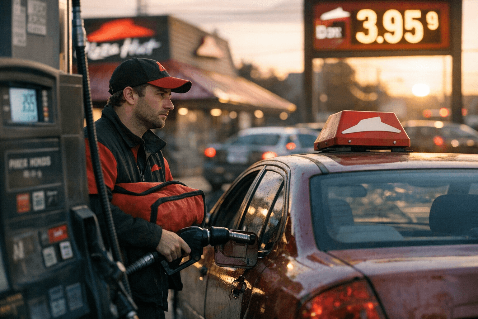 Rising Gas Prices Squeeze Delivery Drivers, Straining Pizza Hut's Courier Network