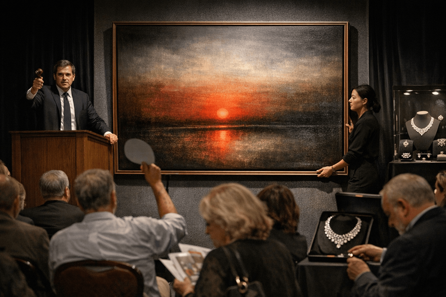 All eyes on Padamsee at Roland's March 28th 'Important Art and Jewelry Auction'