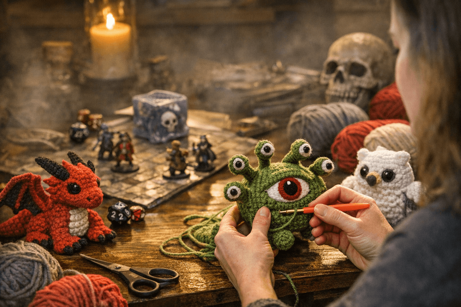 Official D&D Crochet Book Brings 20 Patterns for Fans and Crafters
