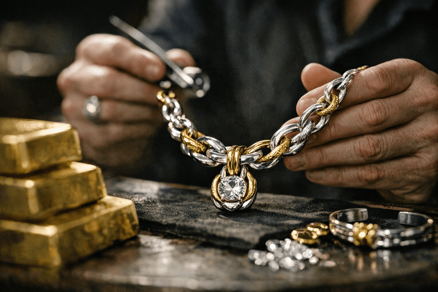Jewelers Reposition Silver as Luxury by Mixing It With Gold