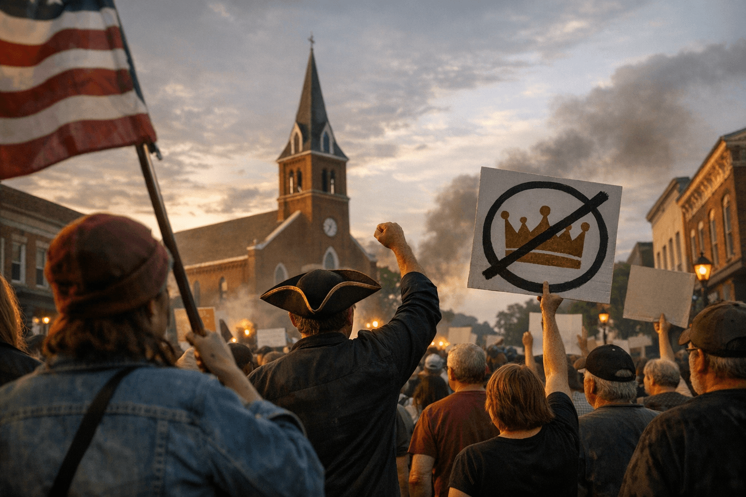 Jamestown Residents Join Nationwide No Kings Protest Saturday