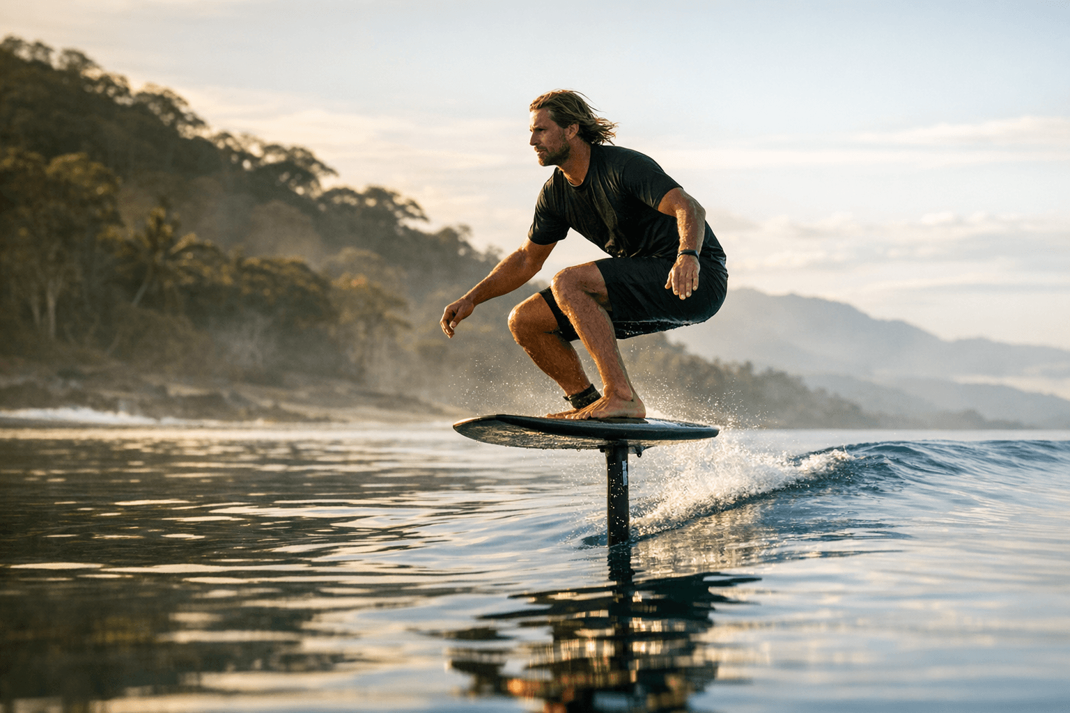 Adam Bennetts' Dreamy Foil Surfing Video Leaves Viewers Green With Envy