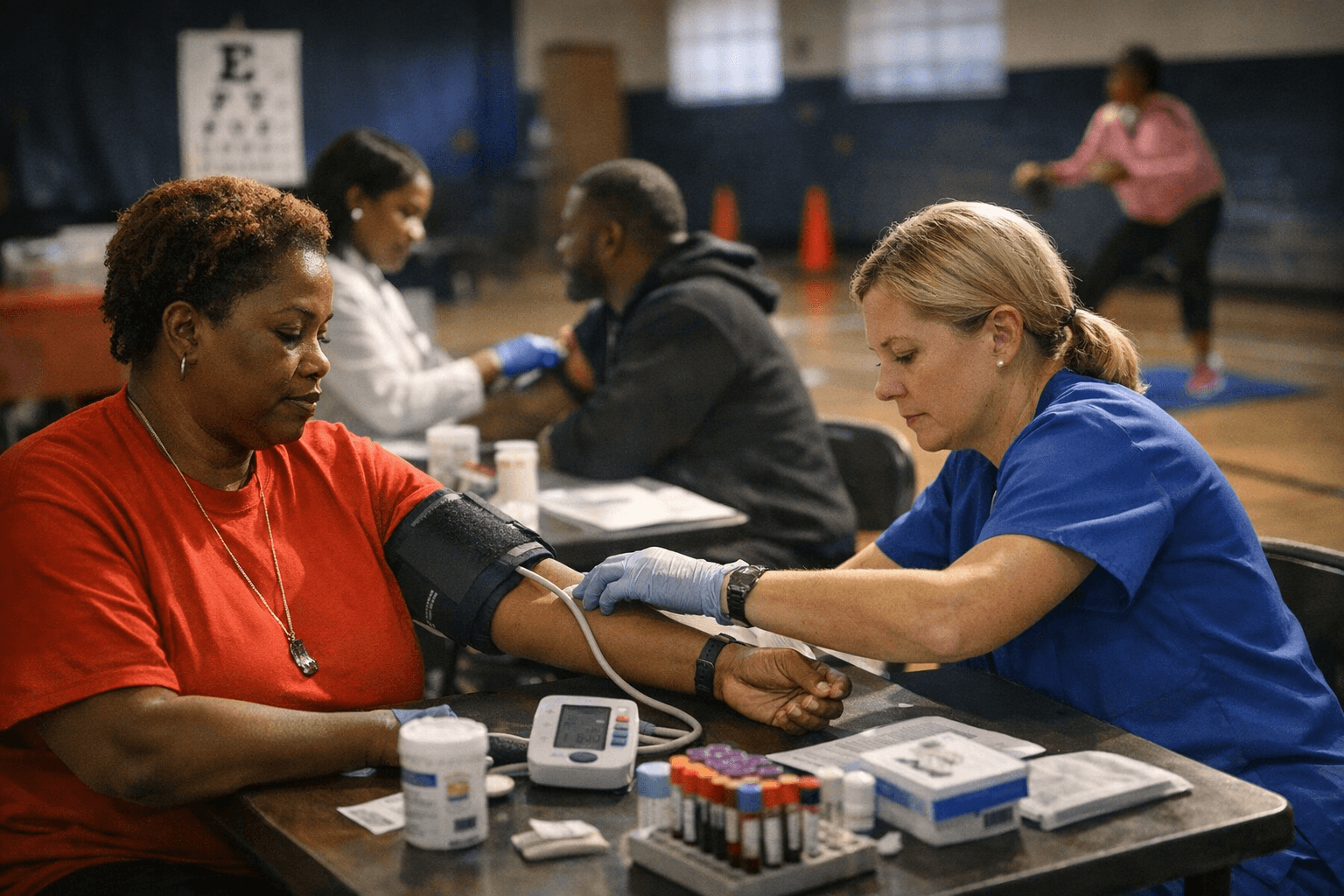 Allendale County Schools Offers Staff Free Health Screenings, Wellness Activities