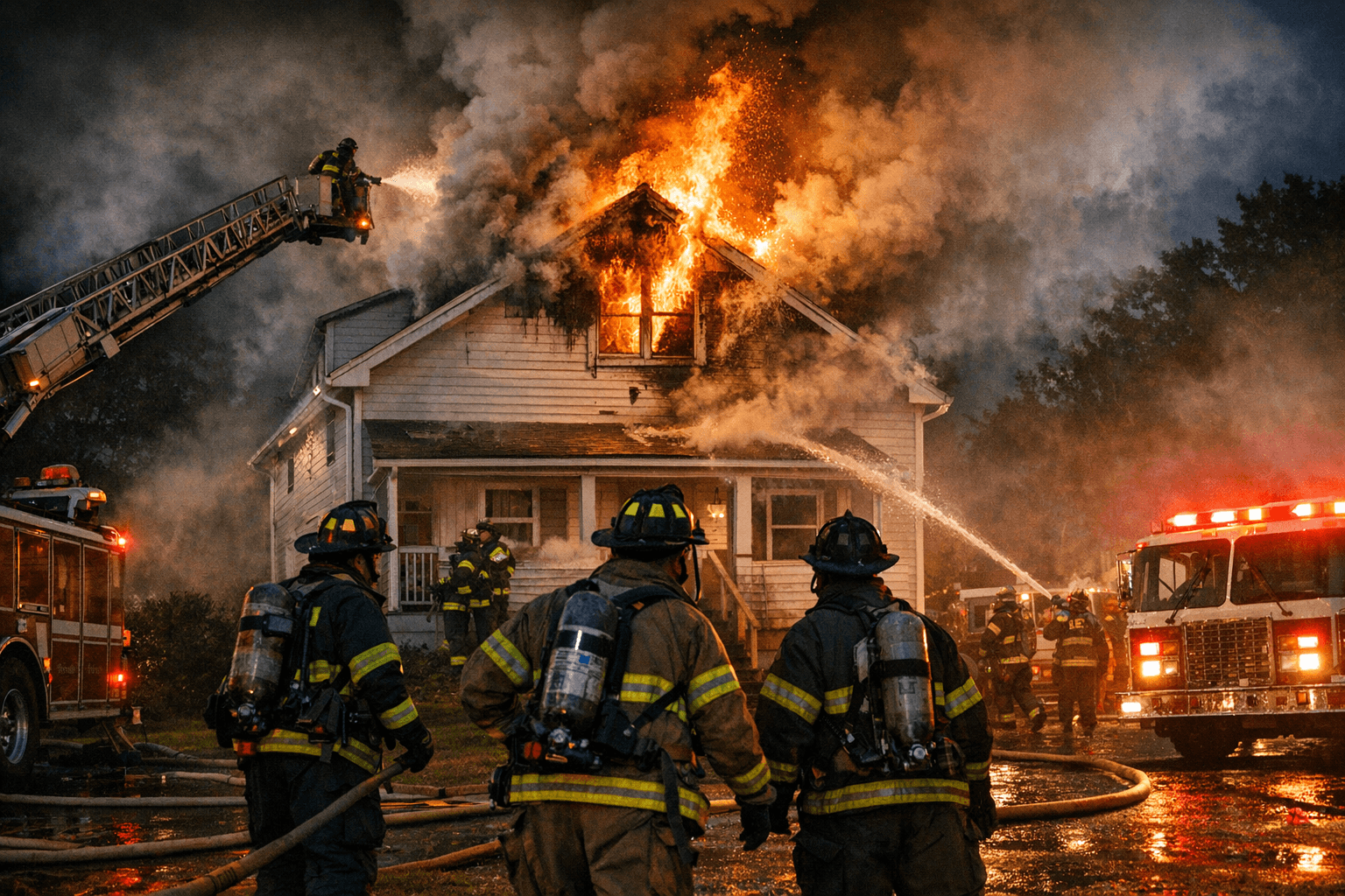 Attic Fire Damages Orange Lake Home, Multiple Fire Departments Respond