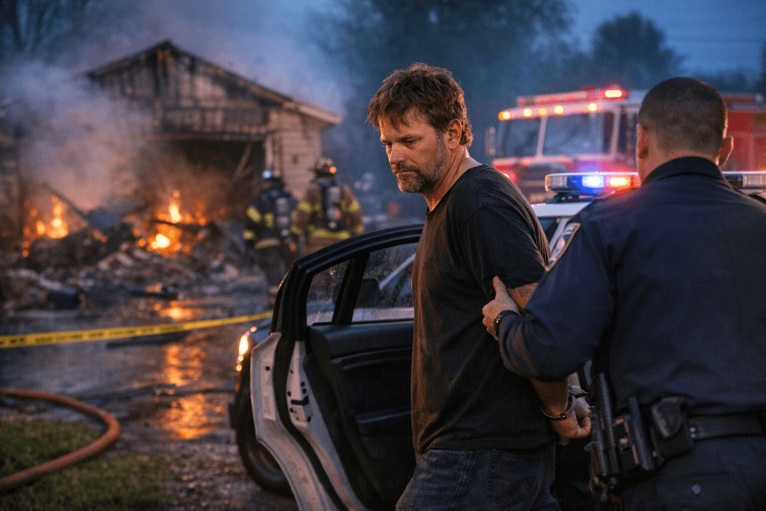 Winchester Man Arrested on Three Arson Counts After Suspicious Garage Fire