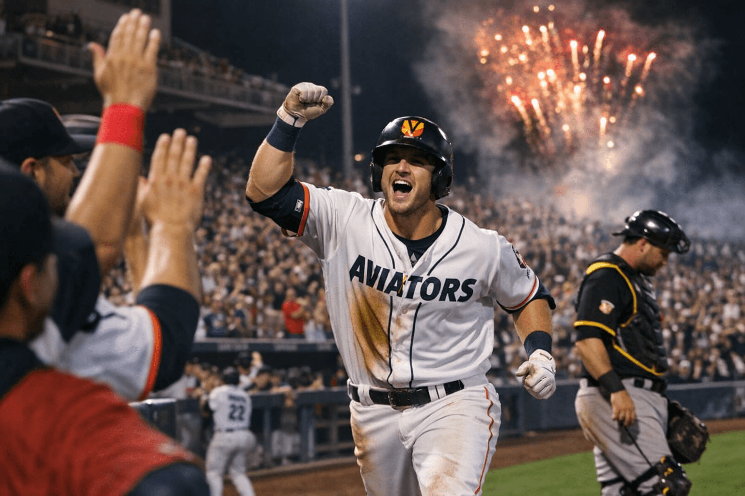 Aviators Rout Bees 12-1, Opening Night Sellout Electrifies Las Vegas