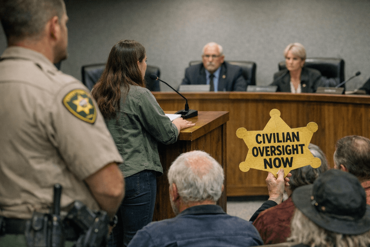 Residents Urge Supervisors to Put Sheriff Oversight Board on Ballot