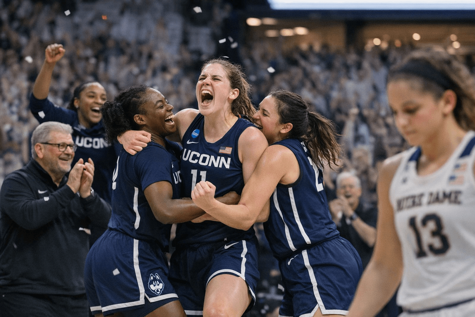 UConn Beats Notre Dame 70-52, Advances to Final Four