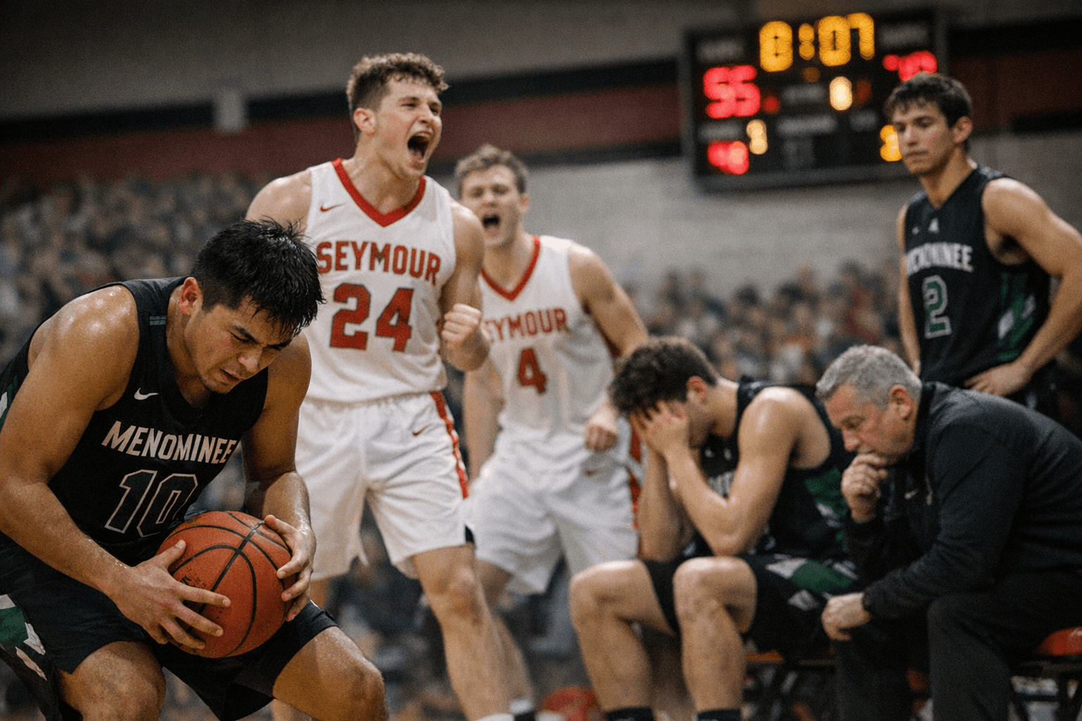 Menominee Nation Eagles Edge Sturgeon Bay, Fall to Seymour in Tournament