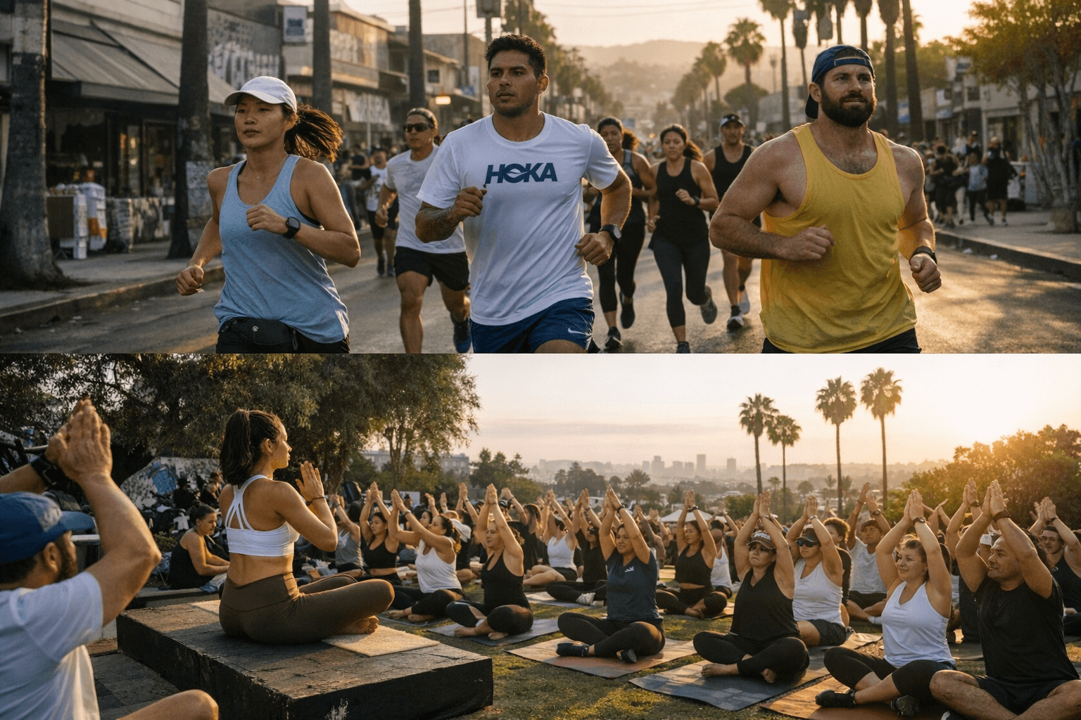 HOKA and Pueblita Host West Hollywood Charity 5K Ending in Community Yoga