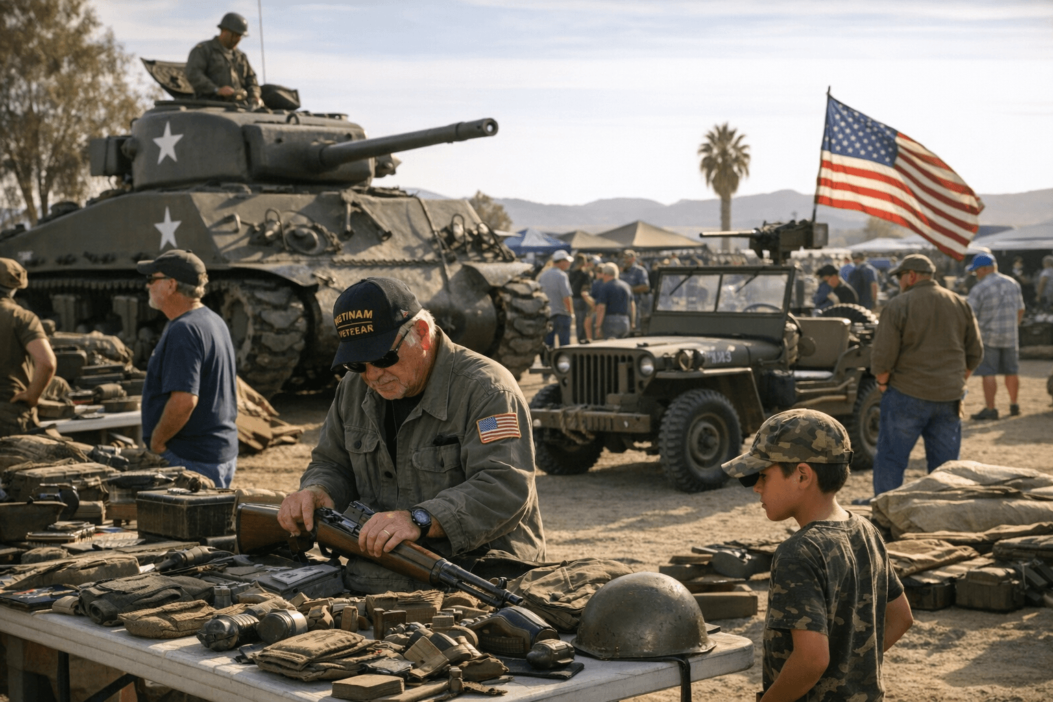 Parker Hosts Annual Military Vehicle Display and Swapmeet at County Park