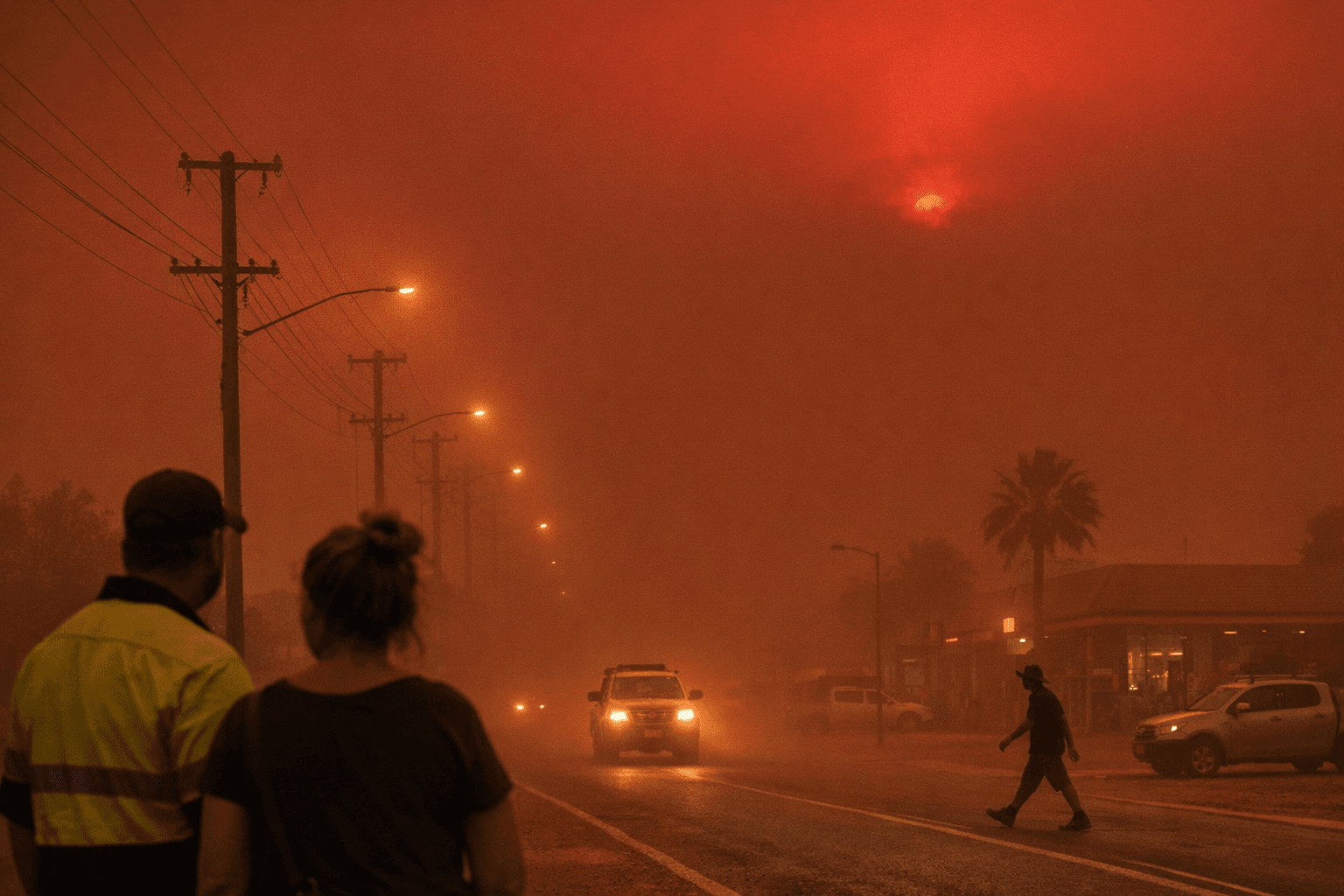 Tropical Cyclone Narelle Paints Western Australia Skies Blood Red With Dust