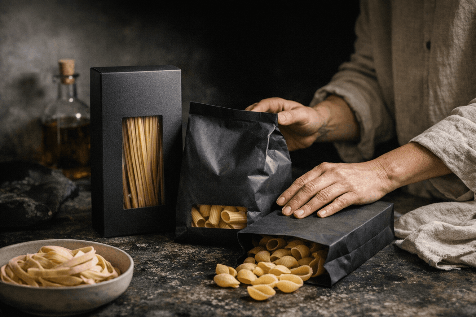 Blurr Bureau Brings Quiet Luxury to Nuda Pasta's Packaging Design