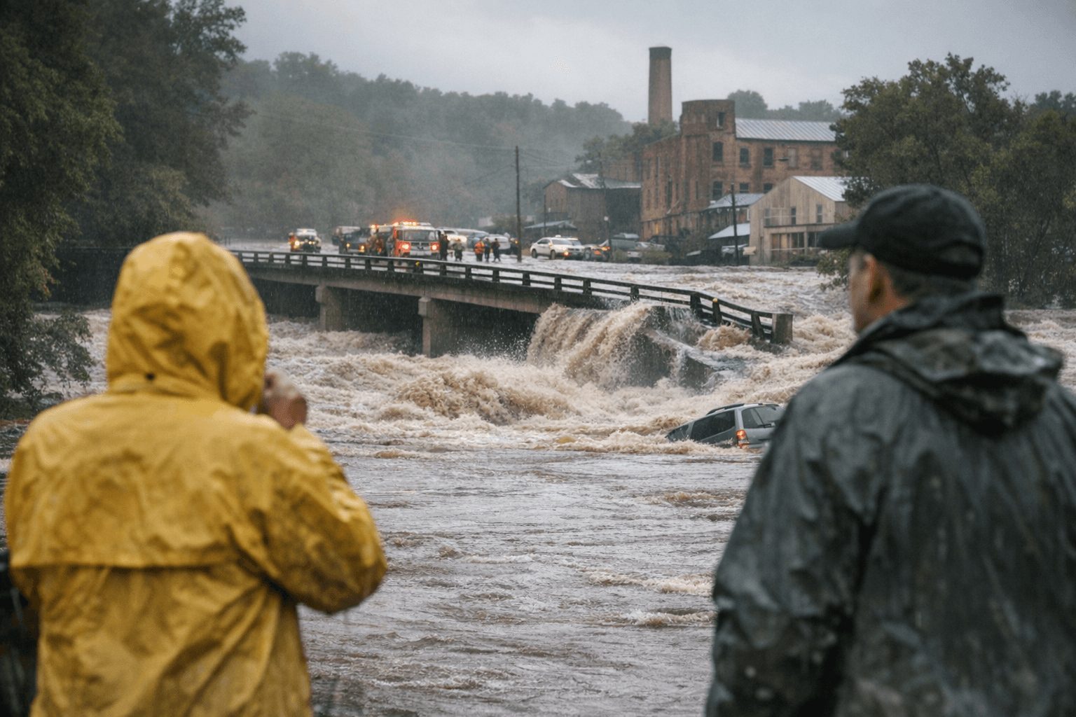 Tropical Depression Chantal Floods Alamance County, Haw River Overflows