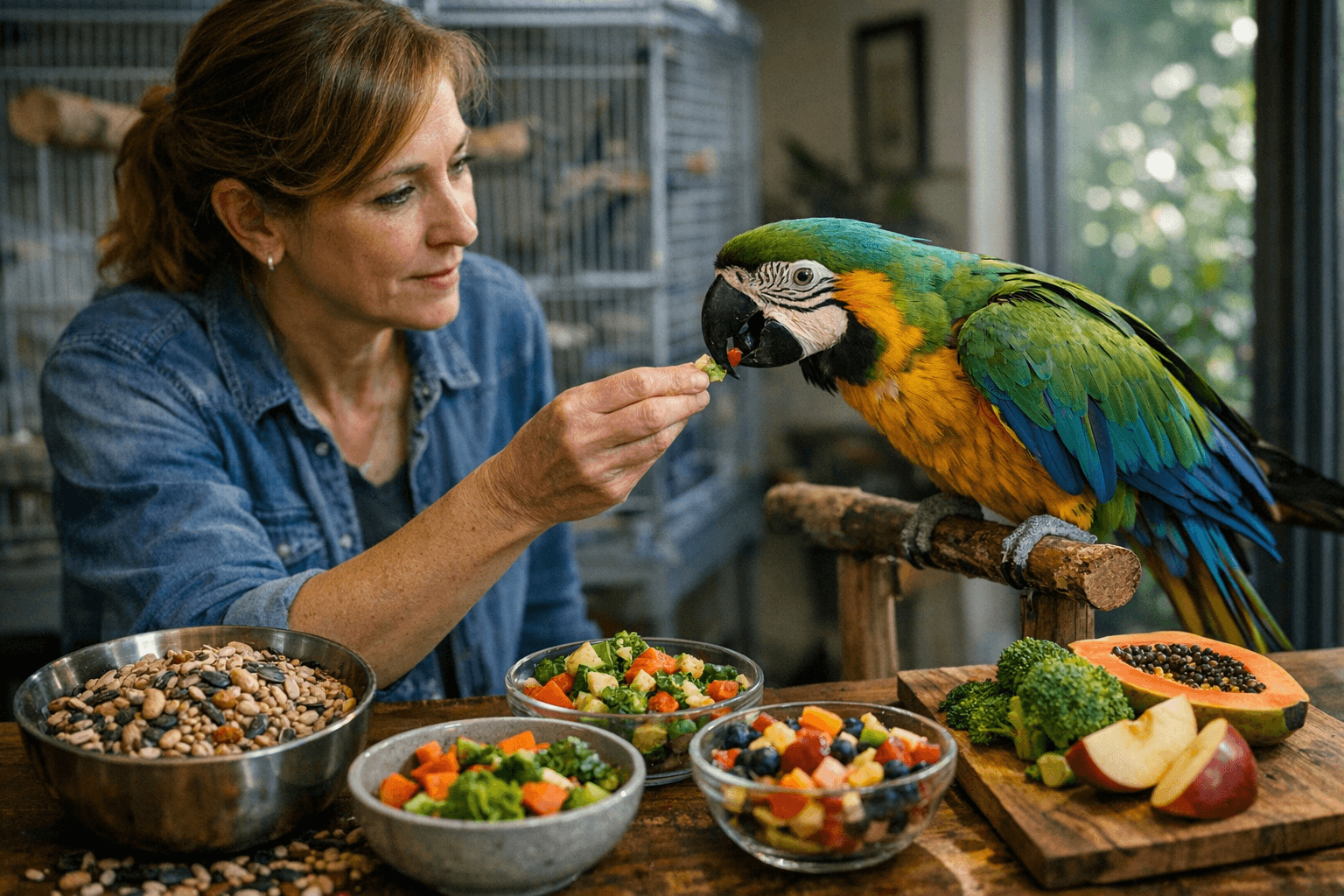 World Parrot Trust Guide Reveals How to Build a Balanced Parrot Diet