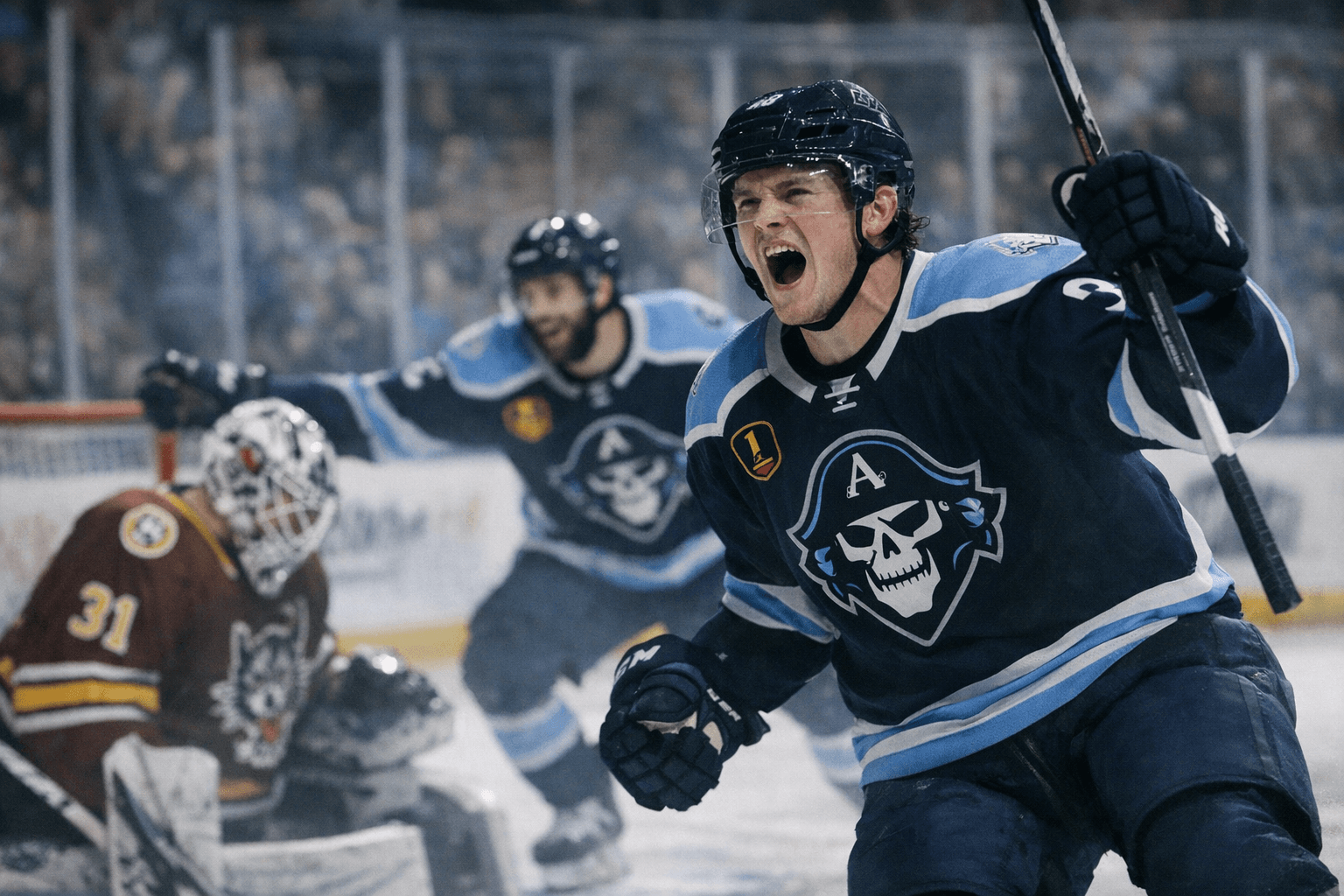 Molendyk's Overtime Goal Sends Admirals Past Chicago Wolves