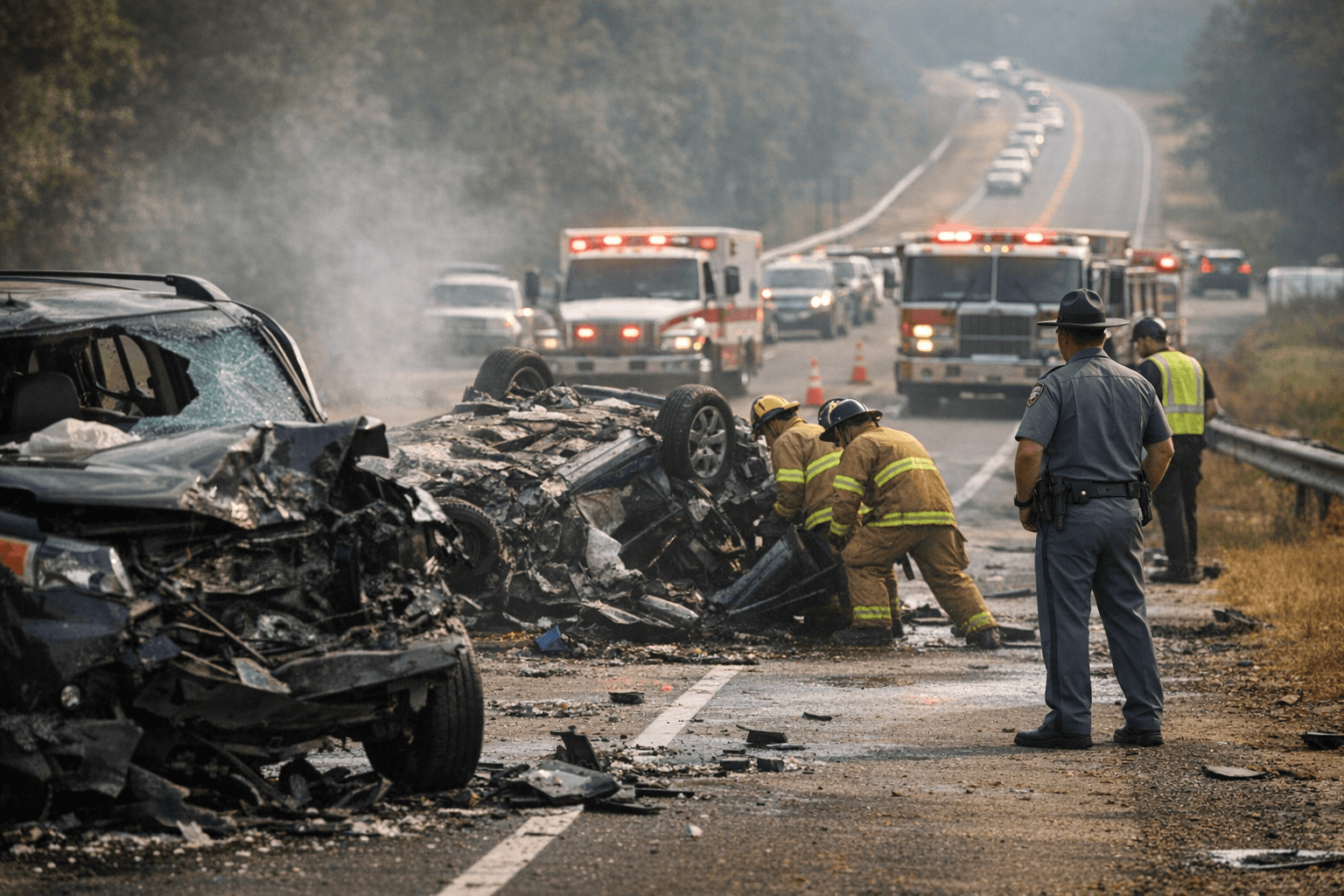 HWY 6 West Closes for Hours After Sunday Morning Wreck