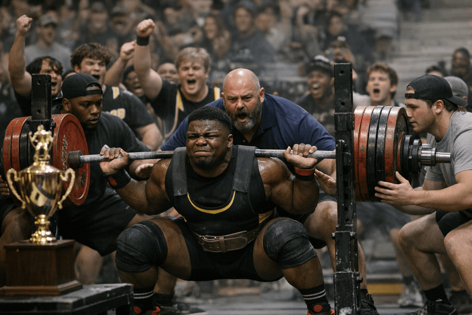 Oxford Boys Powerlifting Wins State Title, Patrick Sets 800-Pound Squat Record