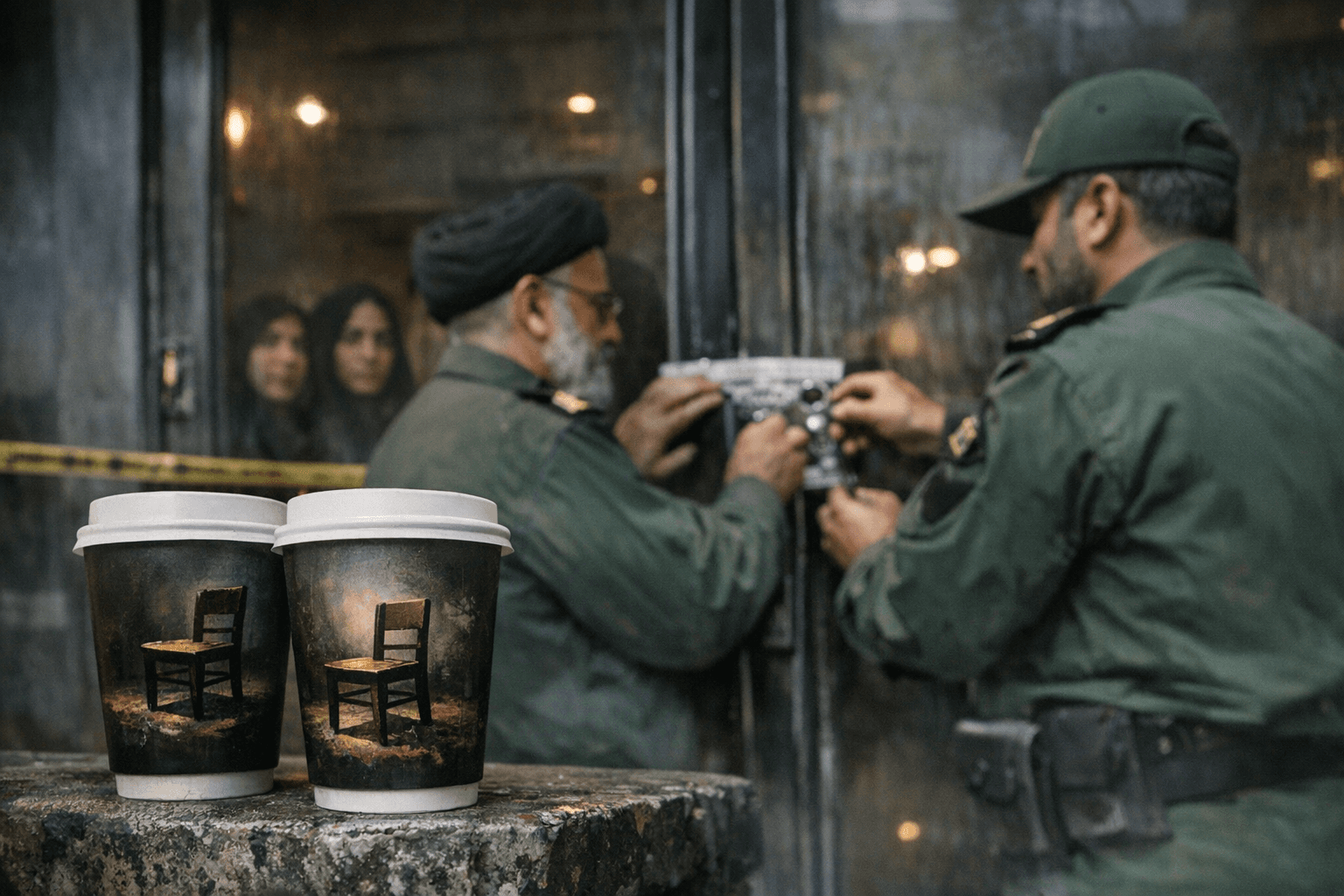 Iran Closes Coffee Chain Whose Cups Mocked Supreme Leader Khamenei's Death