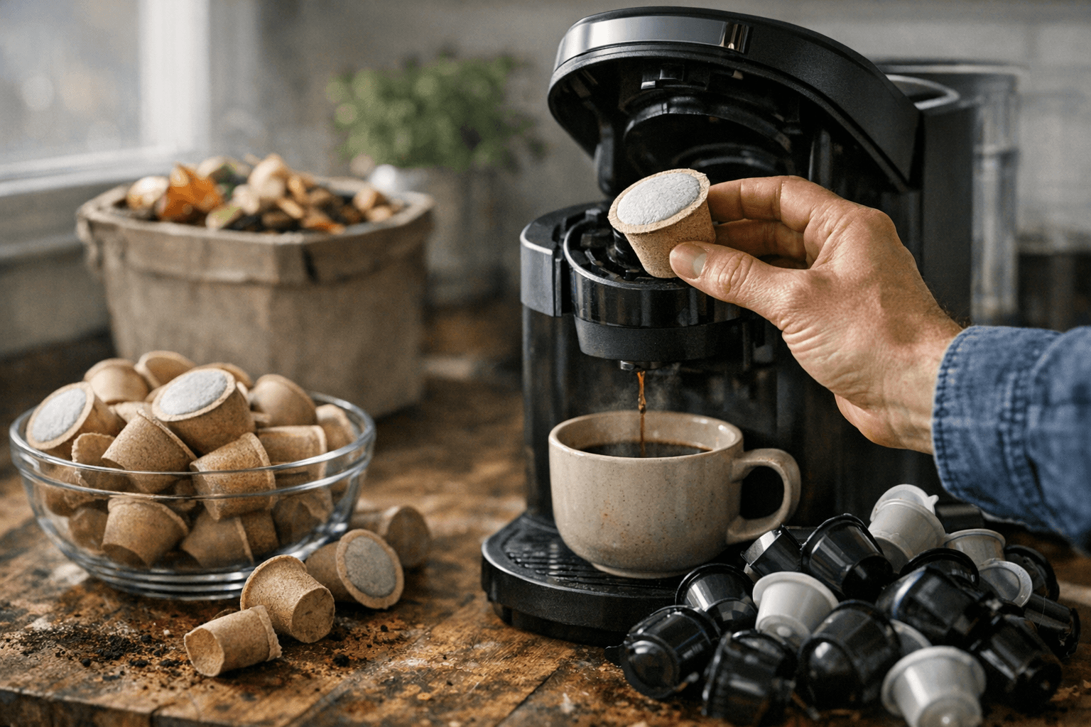 Coffee Maker Shifts to Compostable Pods, Ditching Conventional Plastic Capsules