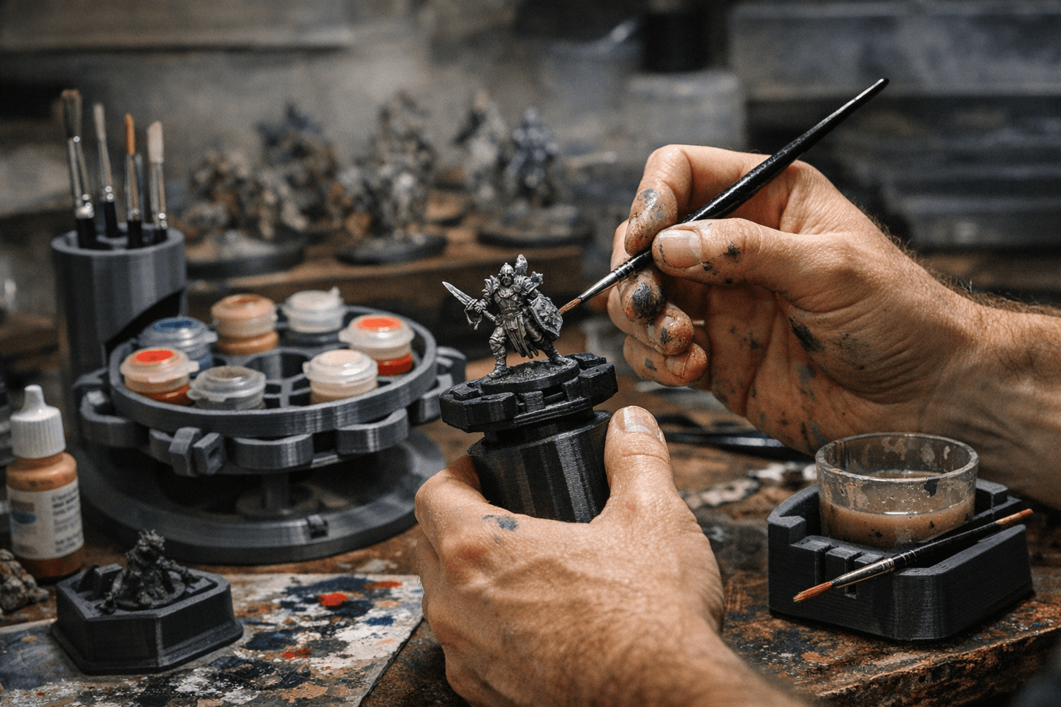 BGR Spotlights Five 3D-Printed Gadgets Built to Simplify Miniature Painting