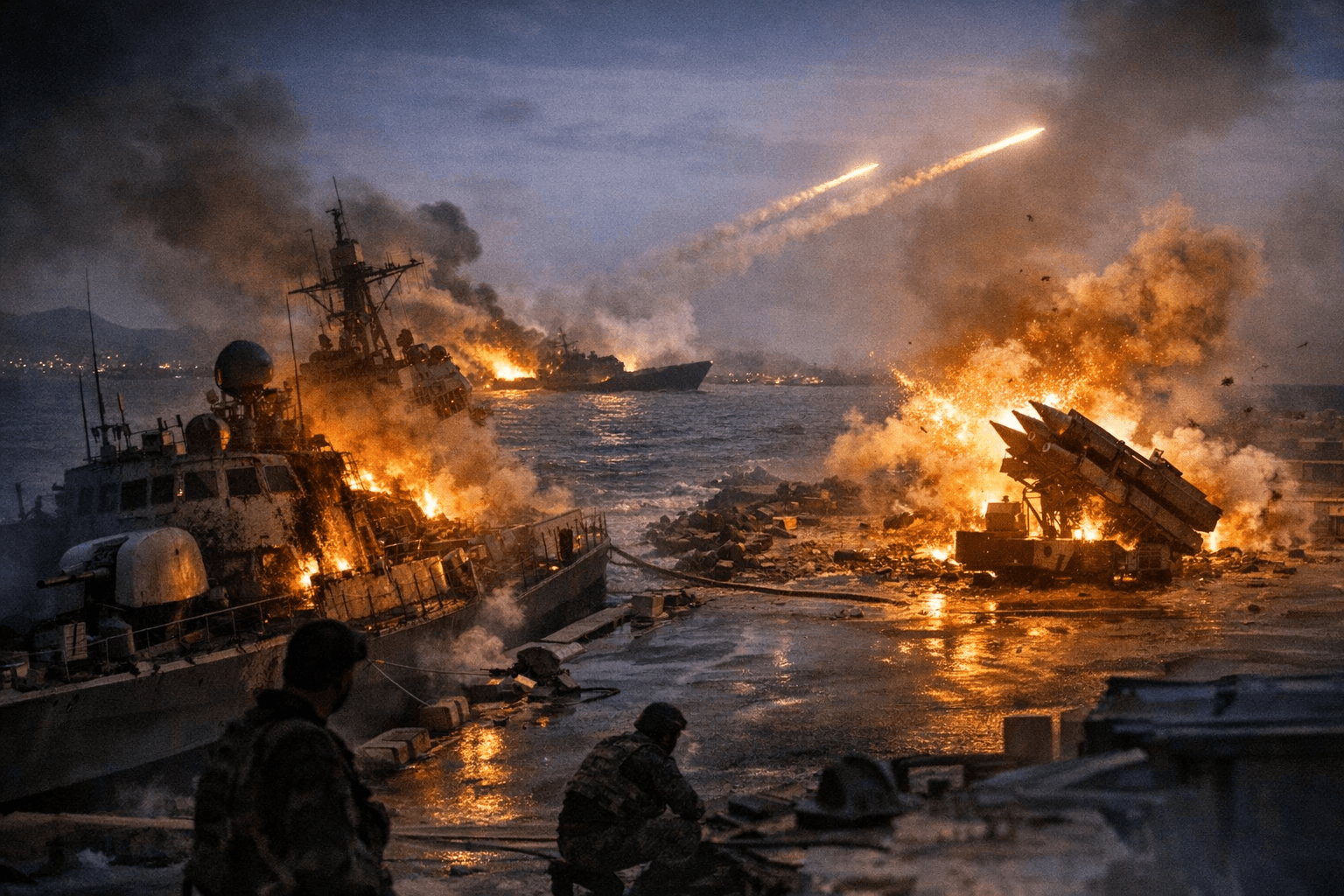 U.S. and Israeli Strikes Target Iran's Naval and Anti-Ship Missile Infrastructure