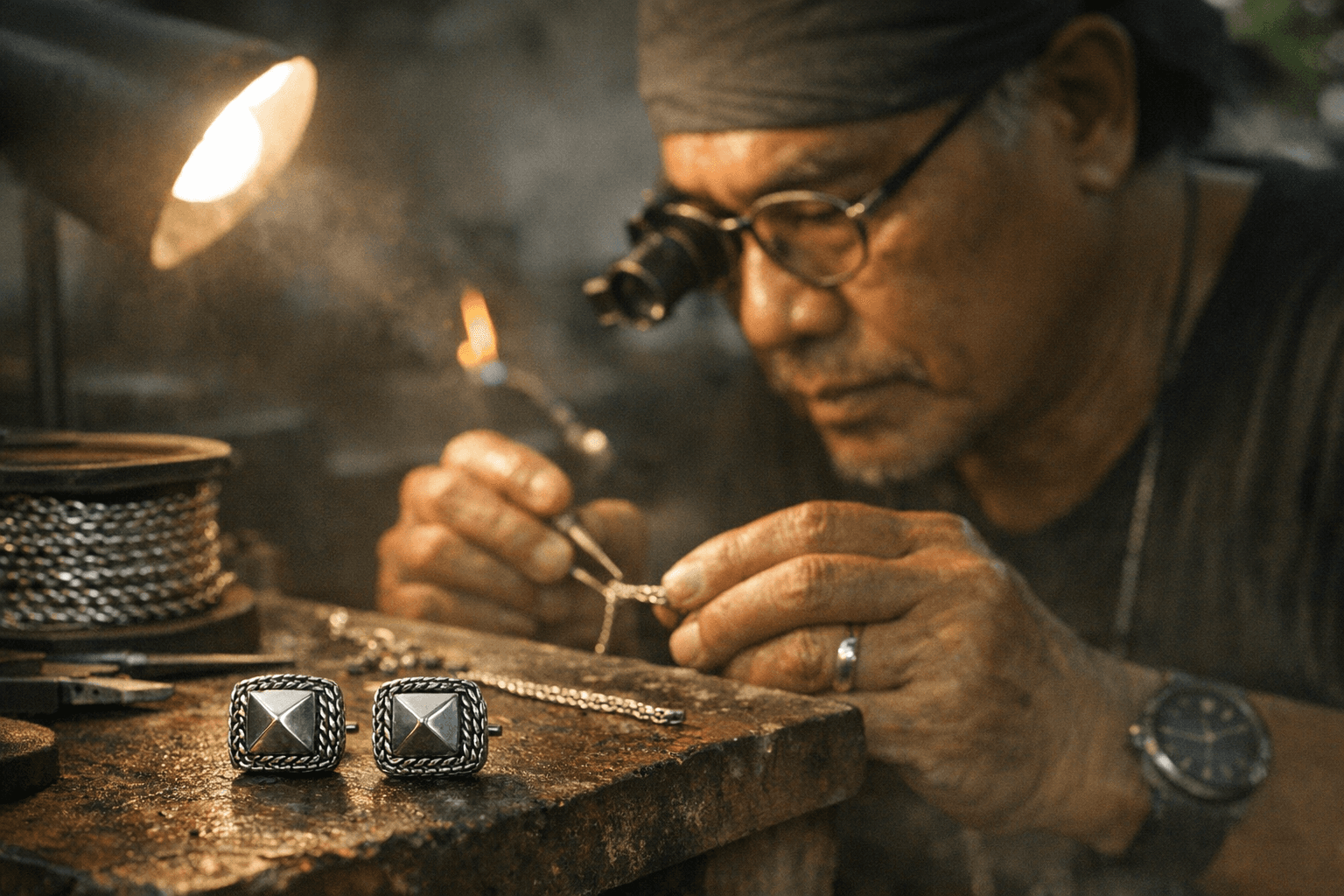 John Hardy Brings Balinese Artisanal Chainwork Into Everyday Icon Studs