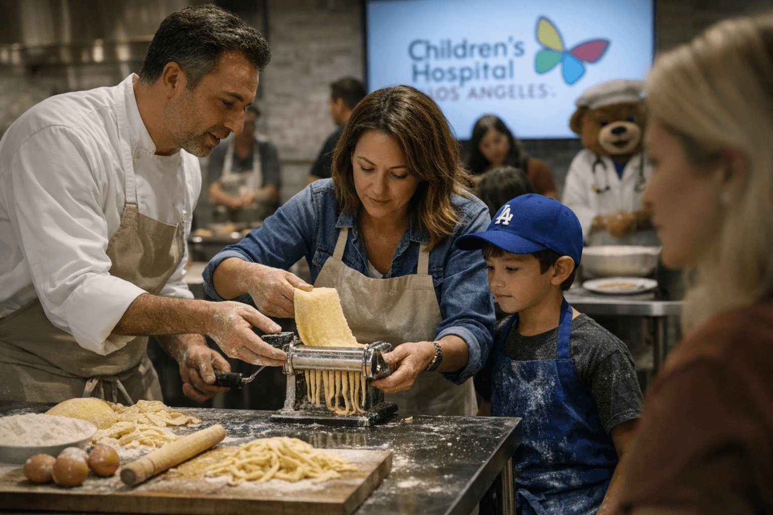 Eataly Beverly Hills Pasta Class Benefits Children's Hospital Los Angeles