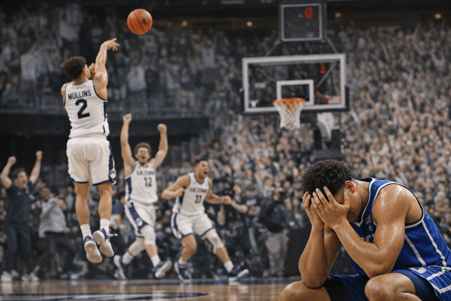 UConn Stuns Duke on Last-Second 3-Pointer, Reaches Men's Final Four