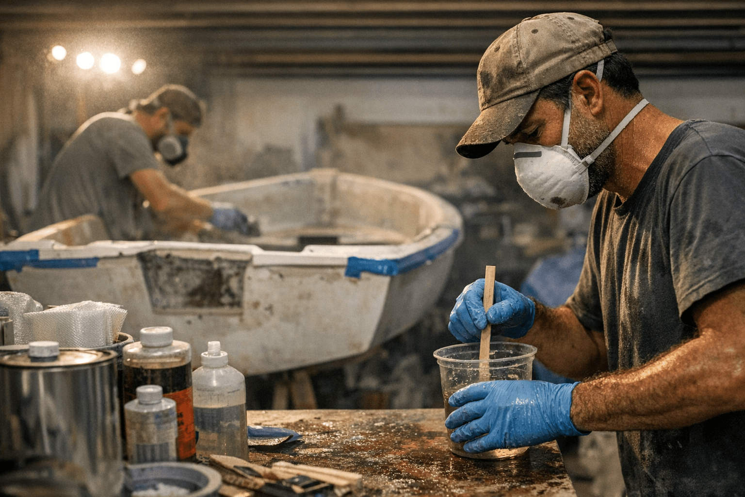 Siren 17 Restoration: Prepping a Small Hull for Fiberglass Lamination