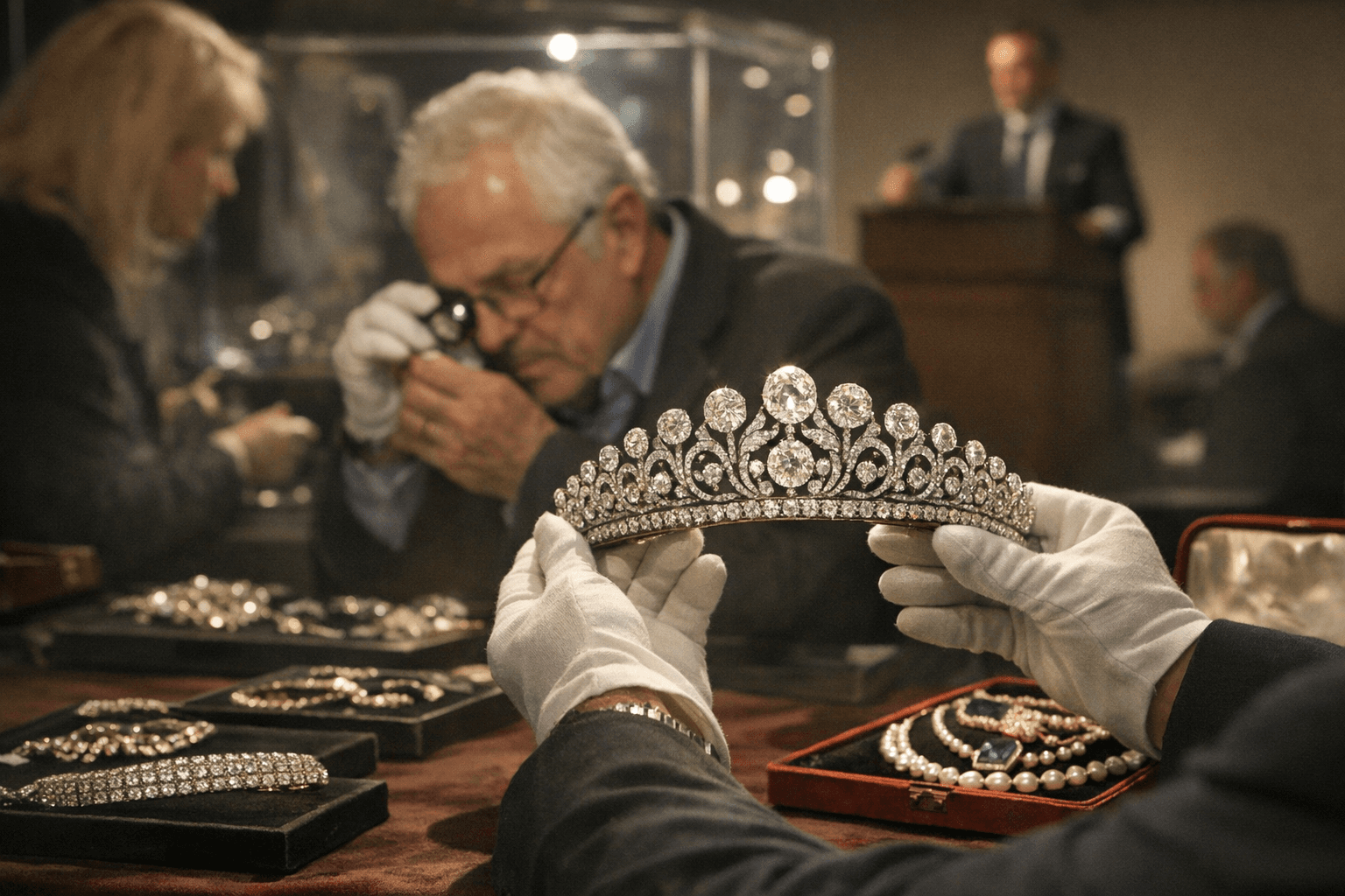 Meeting Art's Vercelli Auction Features Tiaras, Diamond Bracelets, and Vintage Parures