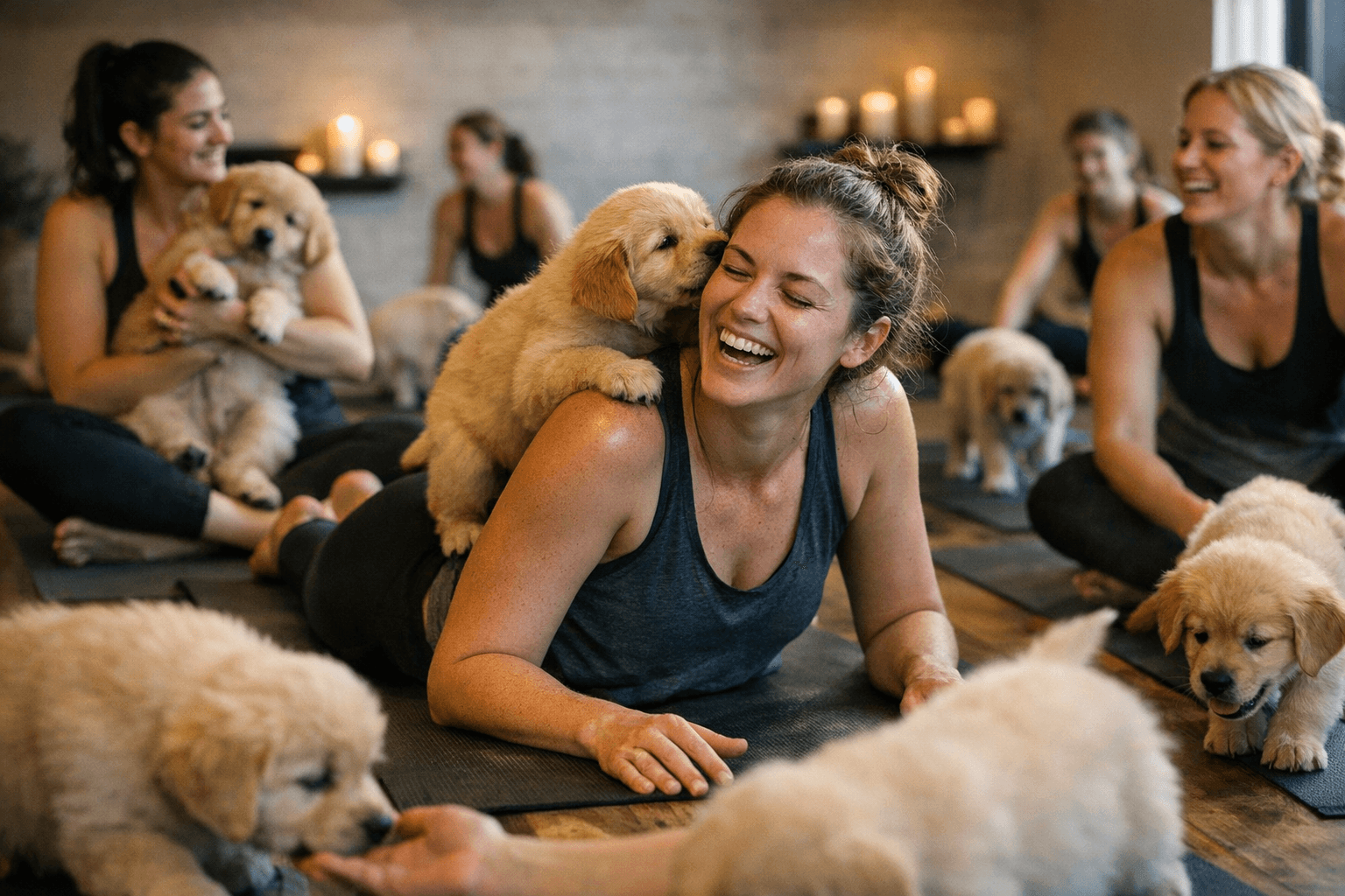 Ardor Albury Launches Puppy Yoga Classes With Wolki Puppies This March