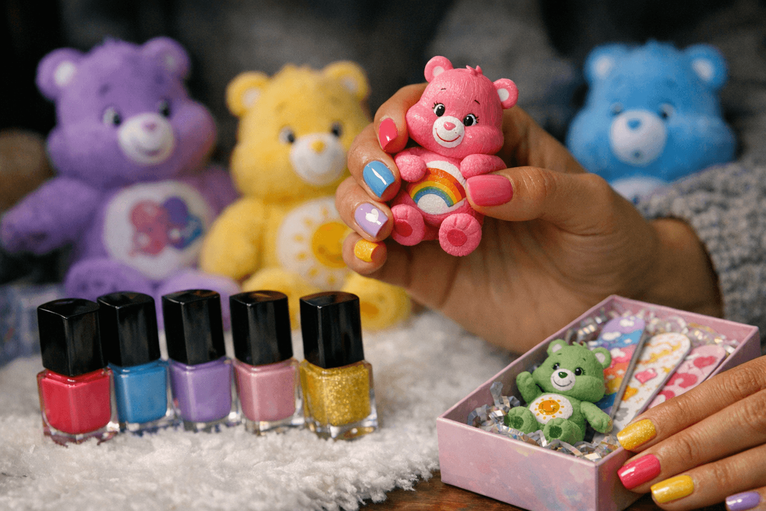 LONDONTOWN and Care Bears Team Up for a Joyful New Nail Collection