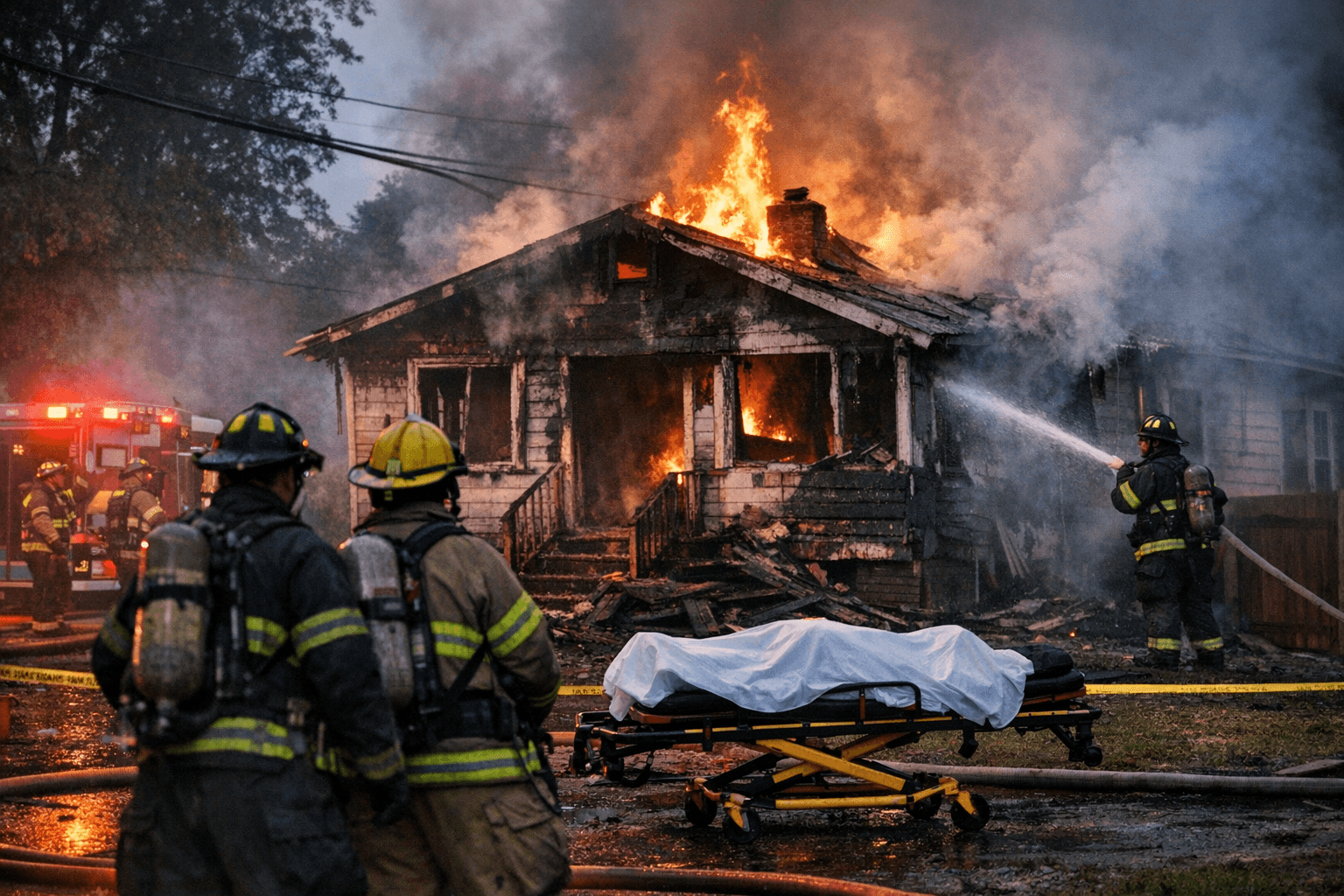 One Person Dies in Early-Morning House Fire on Reid Street