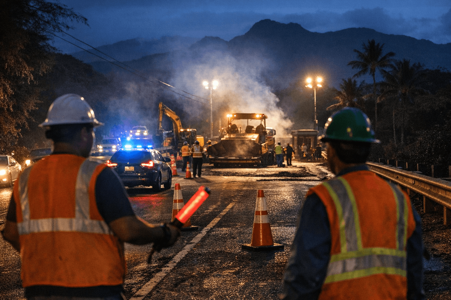 State DOT Schedules Nightly Road Closures Across Kauai Through April 3
