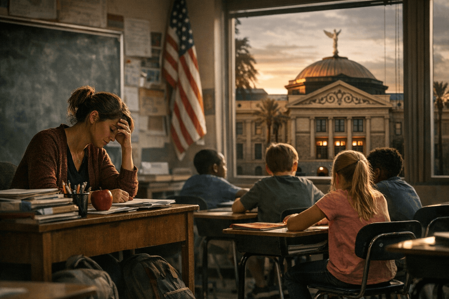 Arizona Senate Refers Teacher Pay School Spending Measure to November Ballot