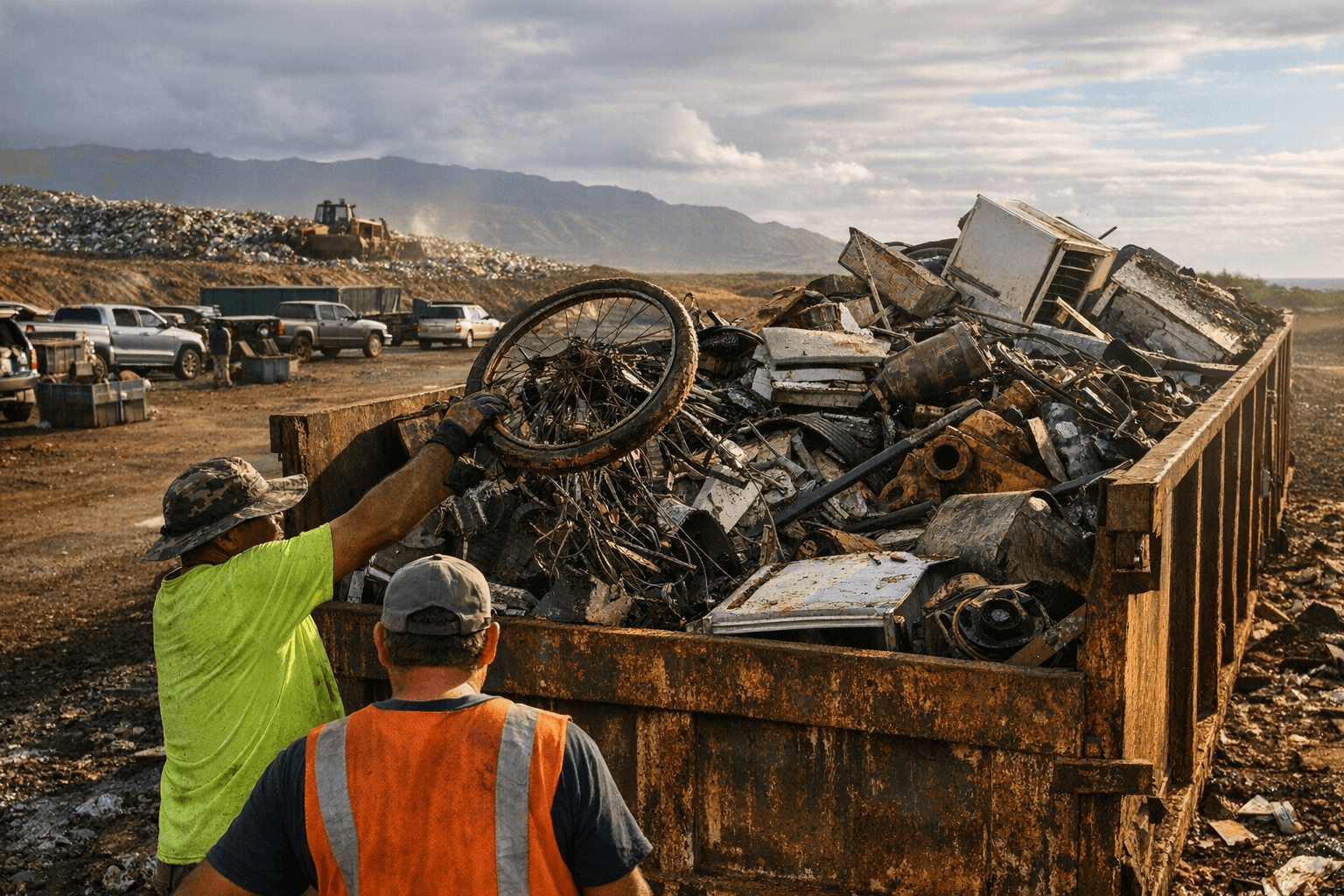 Kekaha Landfill Moves Scrap Metal Bin, Reminds Residents of Recycling Rules
