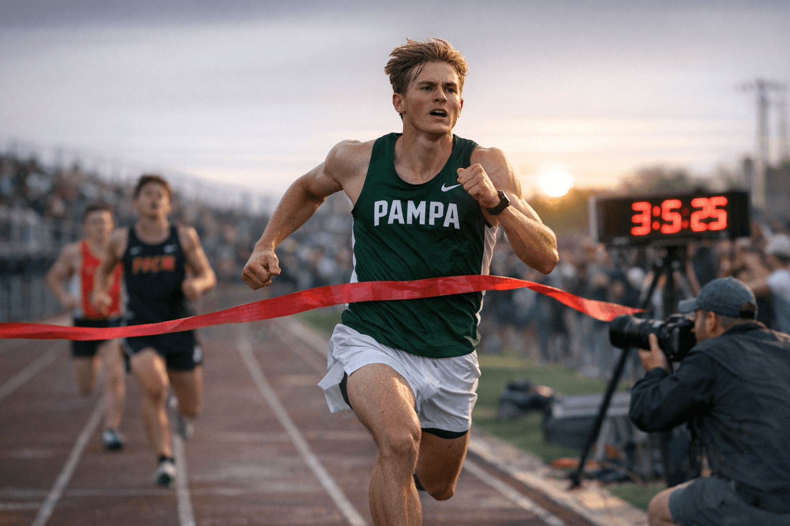 Pampa High School Shines at Guymon Invitational, Ferguson Sets School Record