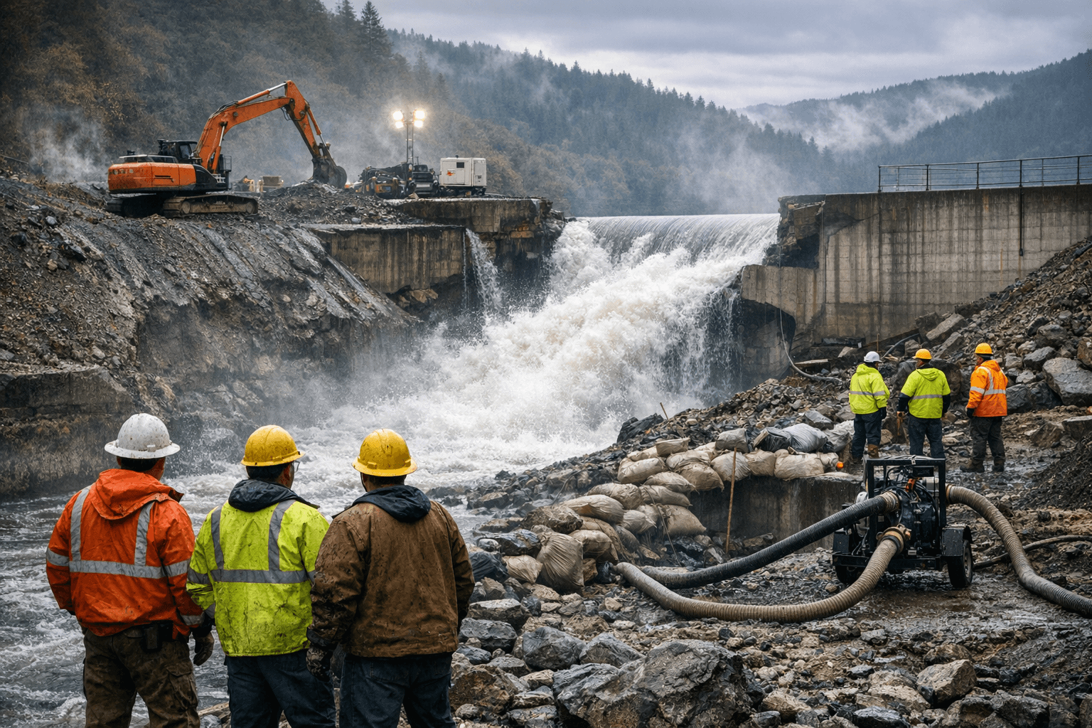 Humboldt Bay Water District Completes Emergency Repairs at Ruth Lake Dam